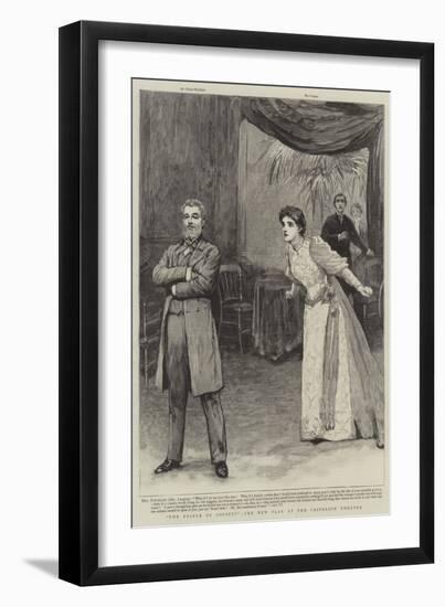 The Fringe of Society, the New Play at the Criterion Theatre-null-Framed Giclee Print