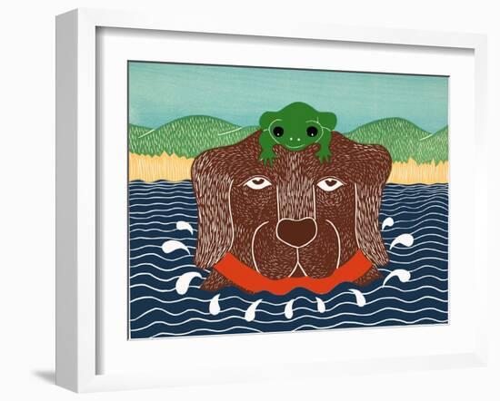 The Frog Choc-Stephen Huneck-Framed Giclee Print