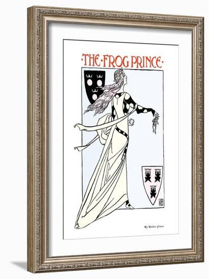 The Frog Prince, c.1900-Walter Crane-Framed Art Print