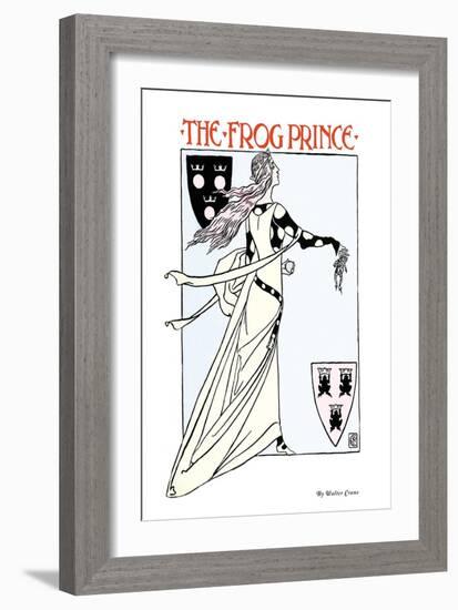 The Frog Prince, c.1900-Walter Crane-Framed Art Print