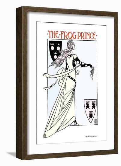 The Frog Prince, c.1900-Walter Crane-Framed Art Print
