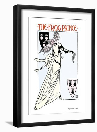 The Frog Prince, c.1900-Walter Crane-Framed Art Print