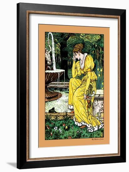 The Frog Prince, In Yellow, c.1900-Walter Crane-Framed Art Print