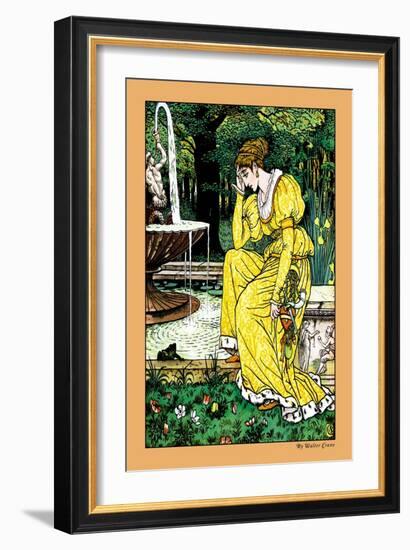 The Frog Prince, In Yellow, c.1900-Walter Crane-Framed Art Print