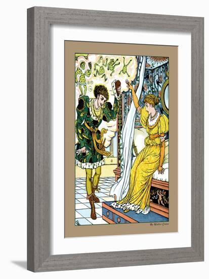 The Frog Prince, The Transformation, c.1900-Walter Crane-Framed Art Print