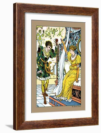 The Frog Prince, The Transformation, c.1900-Walter Crane-Framed Art Print