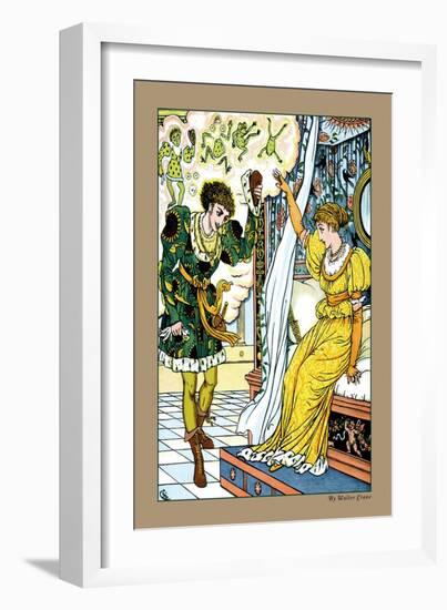 The Frog Prince, The Transformation, c.1900-Walter Crane-Framed Art Print