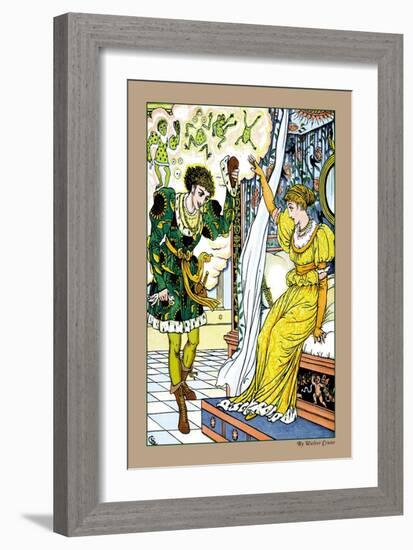 The Frog Prince, The Transformation, c.1900-Walter Crane-Framed Art Print