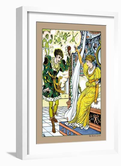 The Frog Prince, The Transformation, c.1900-Walter Crane-Framed Art Print