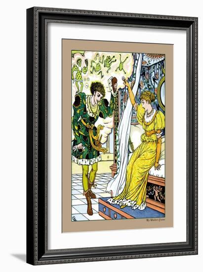 The Frog Prince, The Transformation, c.1900-Walter Crane-Framed Art Print