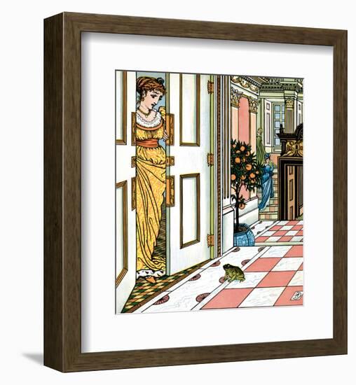 The Frog Prince-Walter Crane-Framed Premium Giclee Print