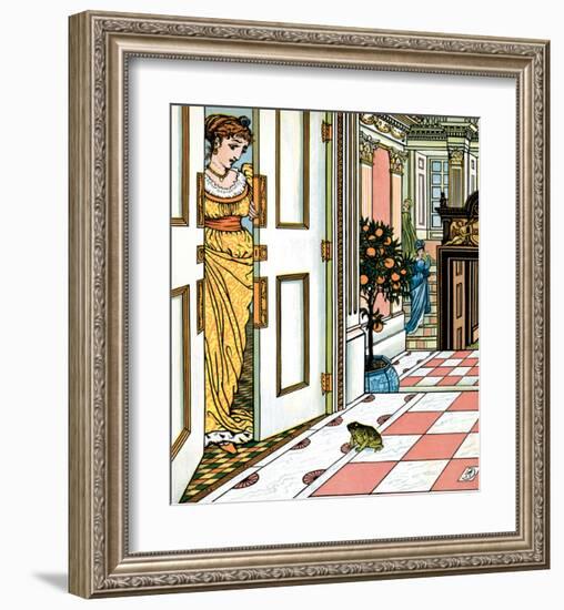 The Frog Prince-Walter Crane-Framed Premium Giclee Print