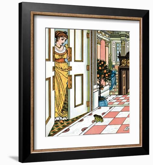 The Frog Prince-Walter Crane-Framed Premium Giclee Print