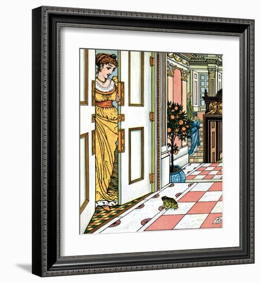 The Frog Prince-Walter Crane-Framed Premium Giclee Print