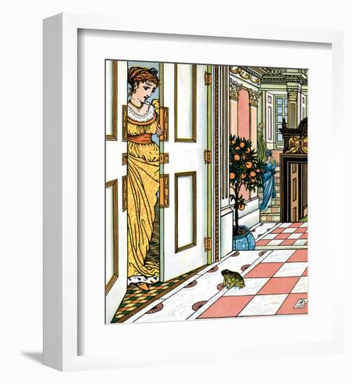 The Frog Prince-Walter Crane-Framed Premium Giclee Print