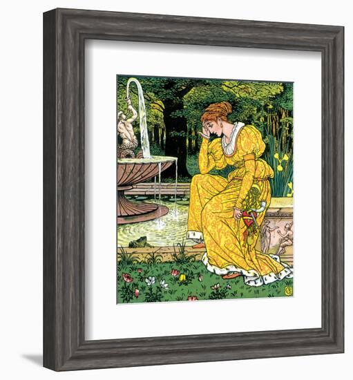 The Frog Prince-Walter Crane-Framed Premium Giclee Print