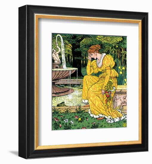 The Frog Prince-Walter Crane-Framed Premium Giclee Print