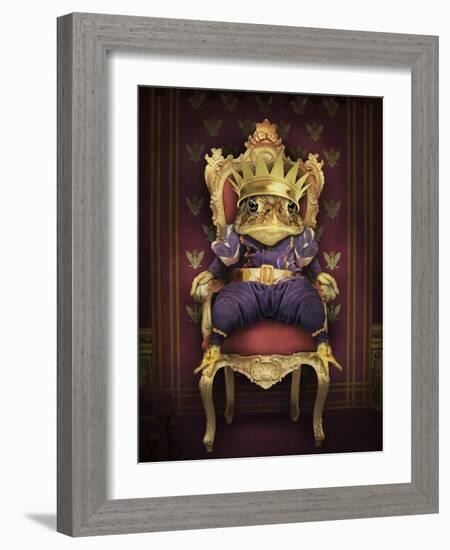 The Frog Prince-J Hovenstine Studios-Framed Giclee Print