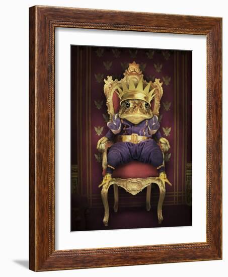 The Frog Prince-J Hovenstine Studios-Framed Giclee Print