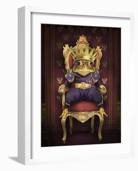 The Frog Prince-J Hovenstine Studios-Framed Giclee Print