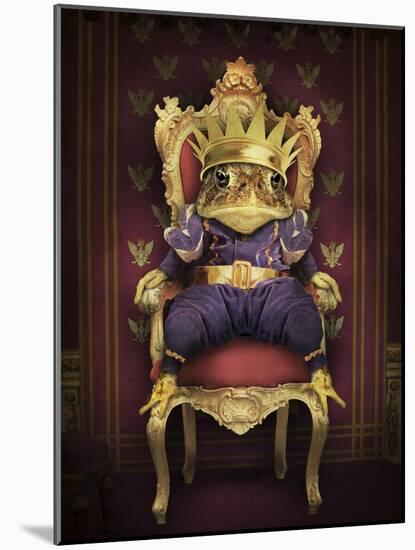 The Frog Prince-J Hovenstine Studios-Mounted Giclee Print