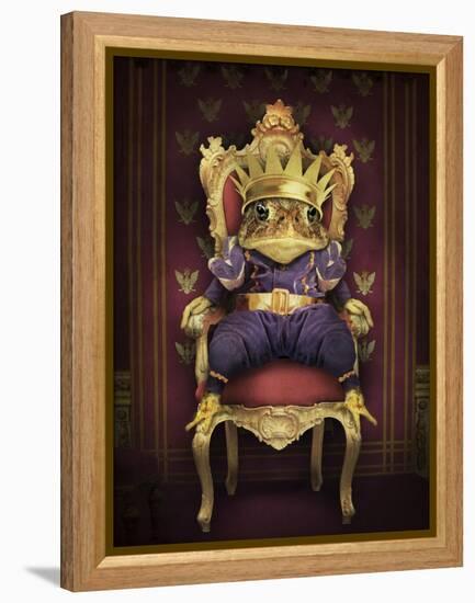 The Frog Prince-J Hovenstine Studios-Framed Premier Image Canvas