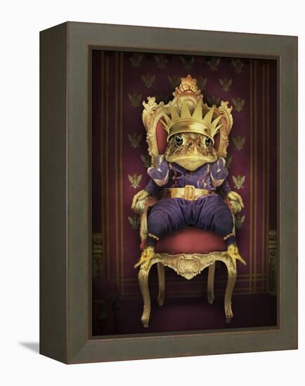 The Frog Prince-J Hovenstine Studios-Framed Premier Image Canvas