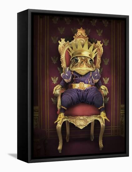 The Frog Prince-J Hovenstine Studios-Framed Premier Image Canvas