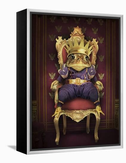 The Frog Prince-J Hovenstine Studios-Framed Premier Image Canvas