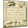 The frog's wooing-Walter Crane-Mounted Giclee Print