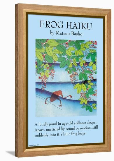 The Frog-null-Framed Stretched Canvas