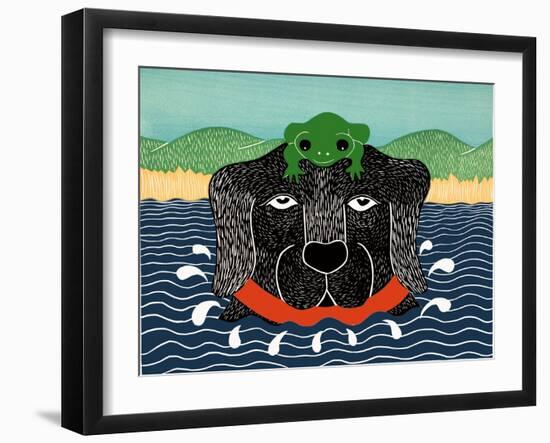 The Frog-Stephen Huneck-Framed Giclee Print