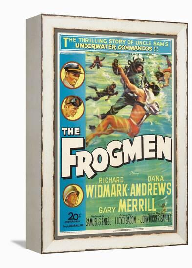 The Frogmen, 1951, Directed by Lloyd Bacon-null-Framed Premier Image Canvas