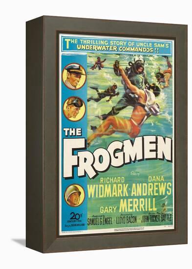 The Frogmen, 1951, Directed by Lloyd Bacon-null-Framed Premier Image Canvas