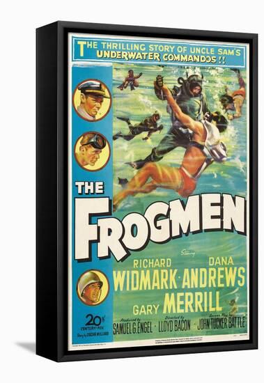 The Frogmen, 1951, Directed by Lloyd Bacon-null-Framed Premier Image Canvas