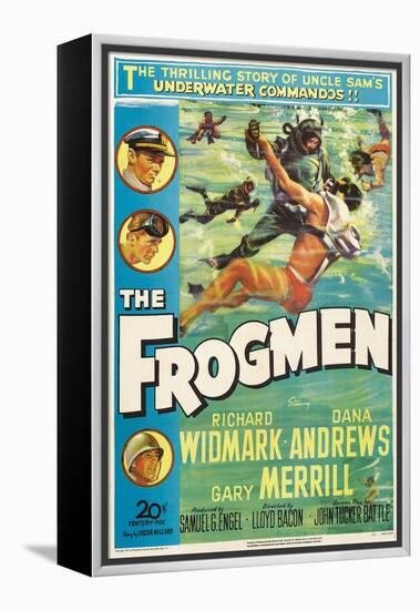 The Frogmen, 1951, Directed by Lloyd Bacon-null-Framed Premier Image Canvas