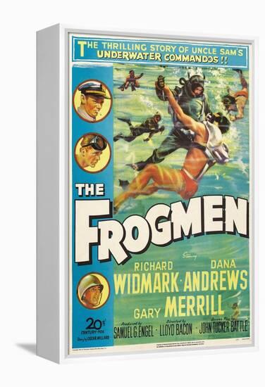 The Frogmen, 1951, Directed by Lloyd Bacon-null-Framed Premier Image Canvas
