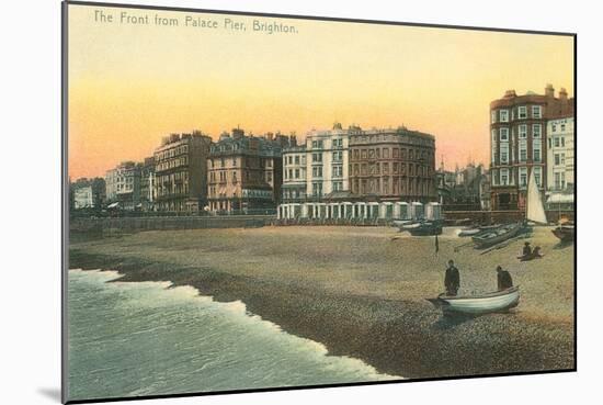 The Front from Palace Pier, Brighton, England-null-Mounted Art Print