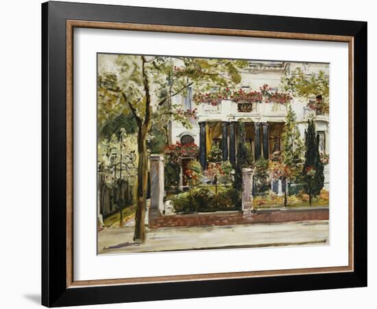 The Front Garden of the Steinbart Villa in Berlin-Max Slevogt-Framed Giclee Print