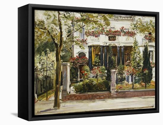 The Front Garden of the Steinbart Villa in Berlin-Max Slevogt-Framed Premier Image Canvas