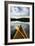 The Front Of A Canoe And Paddle At Upper Priest Lake In North Idaho-Ben Herndon-Framed Photographic Print