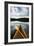 The Front Of A Canoe And Paddle At Upper Priest Lake In North Idaho-Ben Herndon-Framed Photographic Print