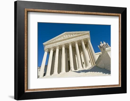 The Front of the US Supreme Court in Washington, Dc.-Gary Blakeley-Framed Photographic Print