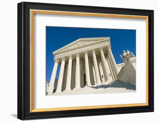 The Front of the US Supreme Court in Washington, Dc.-Gary Blakeley-Framed Photographic Print