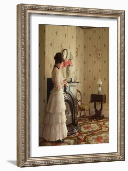 The Front Parlor, 1913 (Oil on Canvas)-William McGregor Paxton-Framed Giclee Print