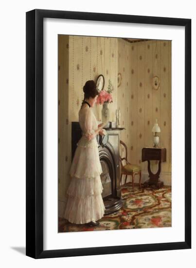 The Front Parlor, 1913 (Oil on Canvas)-William McGregor Paxton-Framed Giclee Print