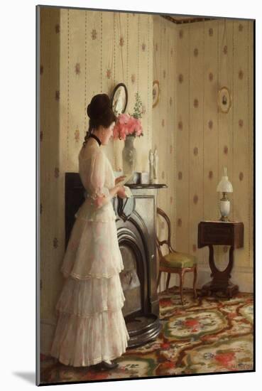 The Front Parlor, 1913 (Oil on Canvas)-William McGregor Paxton-Mounted Giclee Print