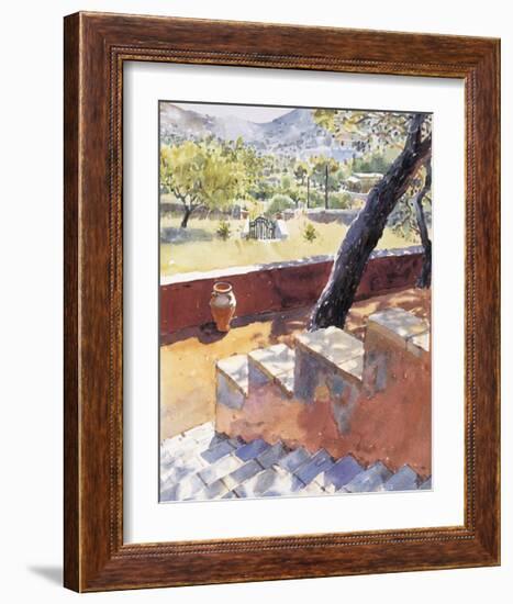 The Front Steps-Lucy Willis-Framed Art Print