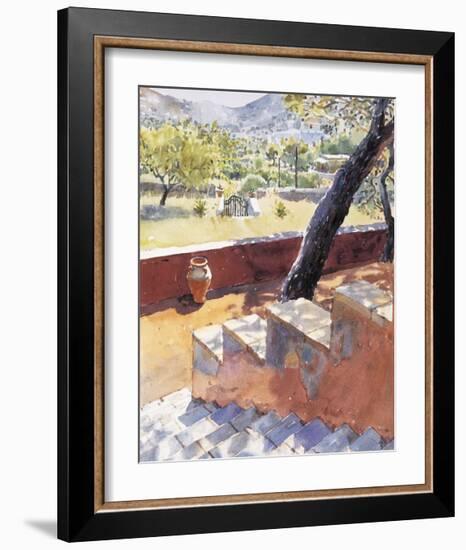 The Front Steps-Lucy Willis-Framed Art Print