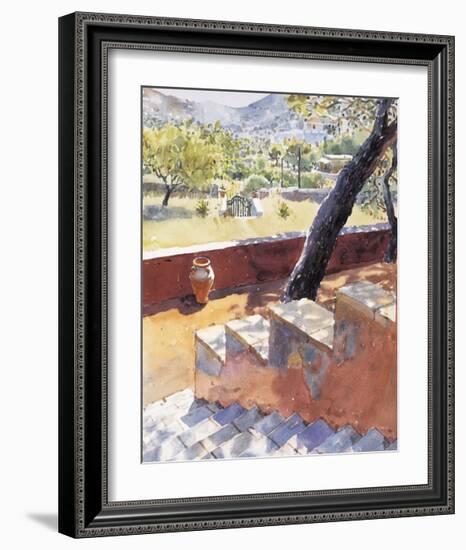 The Front Steps-Lucy Willis-Framed Art Print